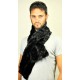 Black Mink Fur Scarf